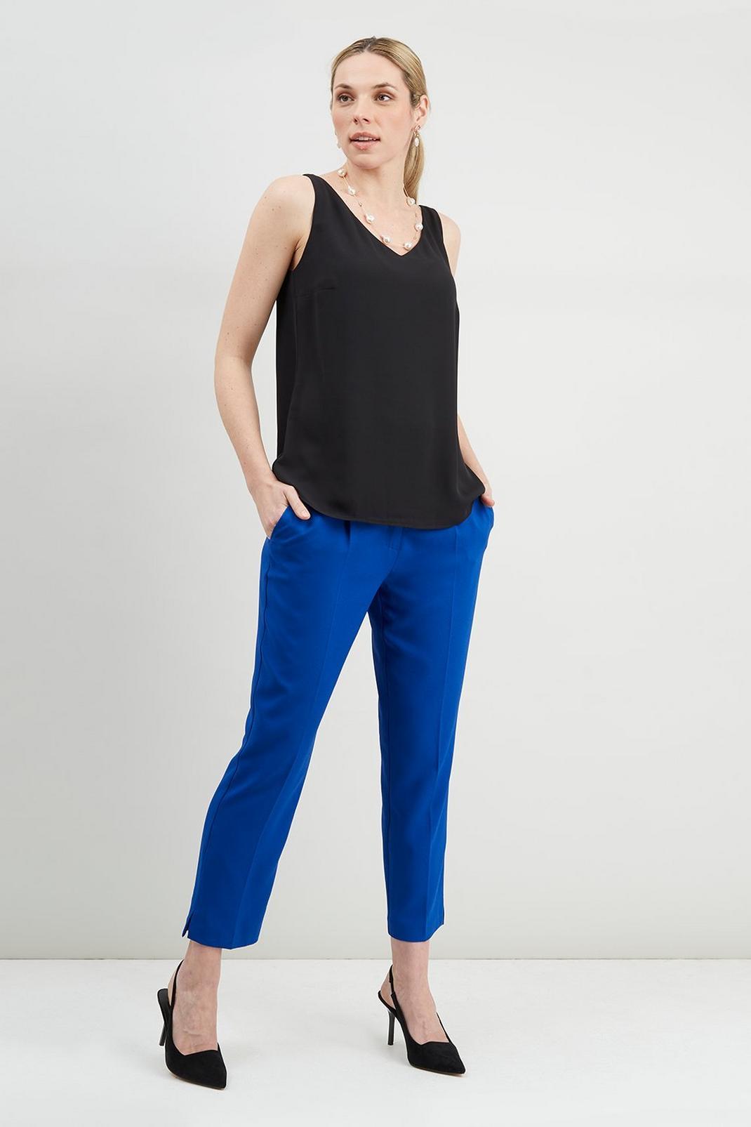 Blue Tapered Trouser image number 1