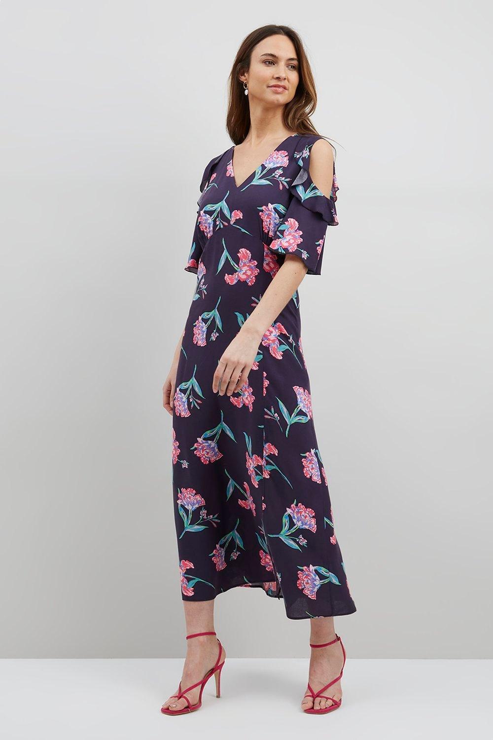 wallis cold shoulder dresses