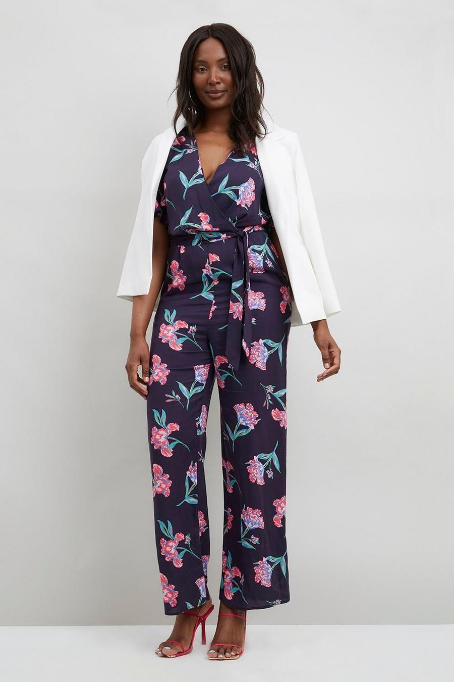 Tall Floral Printed Jumpsuit