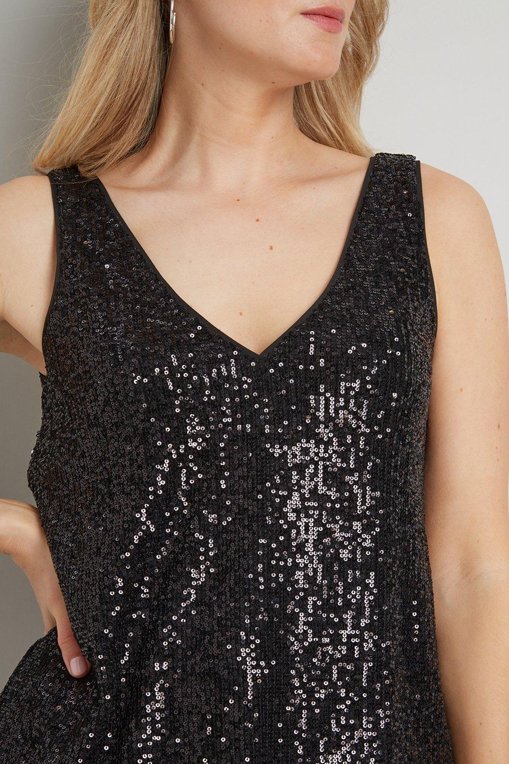 Black sales sparkly camisole