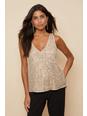 Champagne Sequin Cami Top