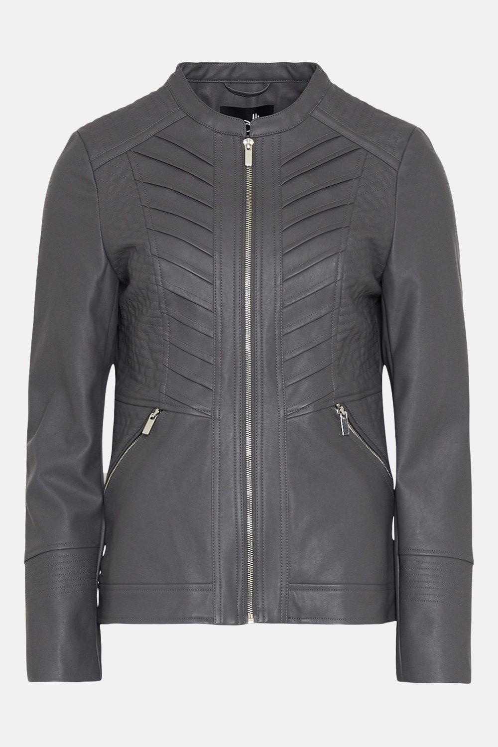 Wallis grey biker jacket sale