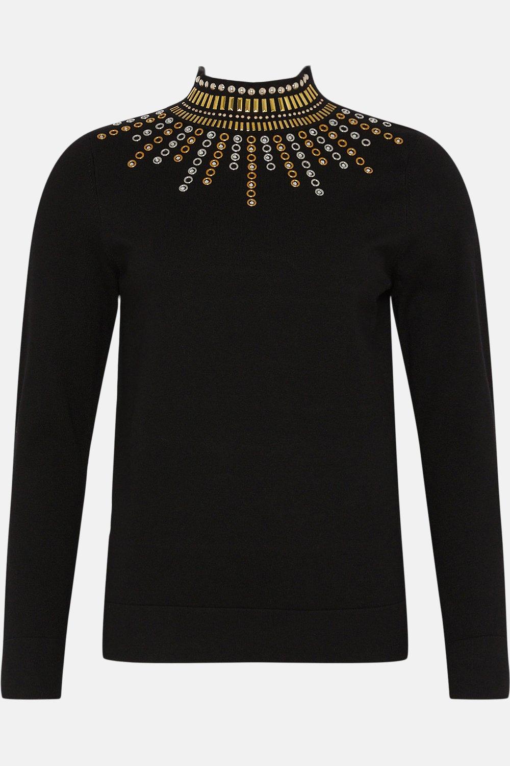 Wallis studded outlet jumper