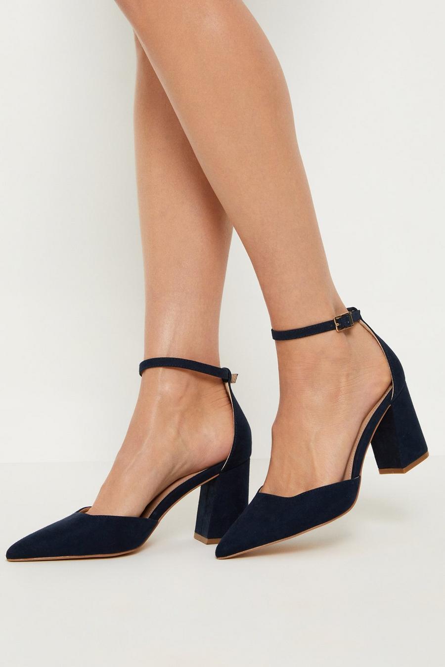 Elena Two Part Pointed Court Shoes