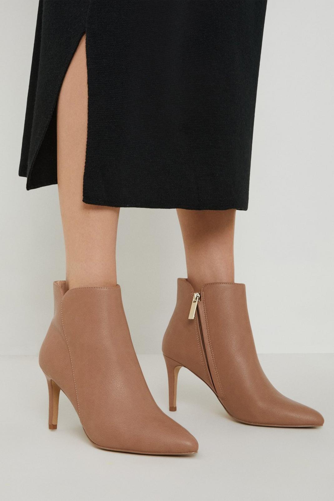 Camel Adore Stiletto Ankle Boots image number 1