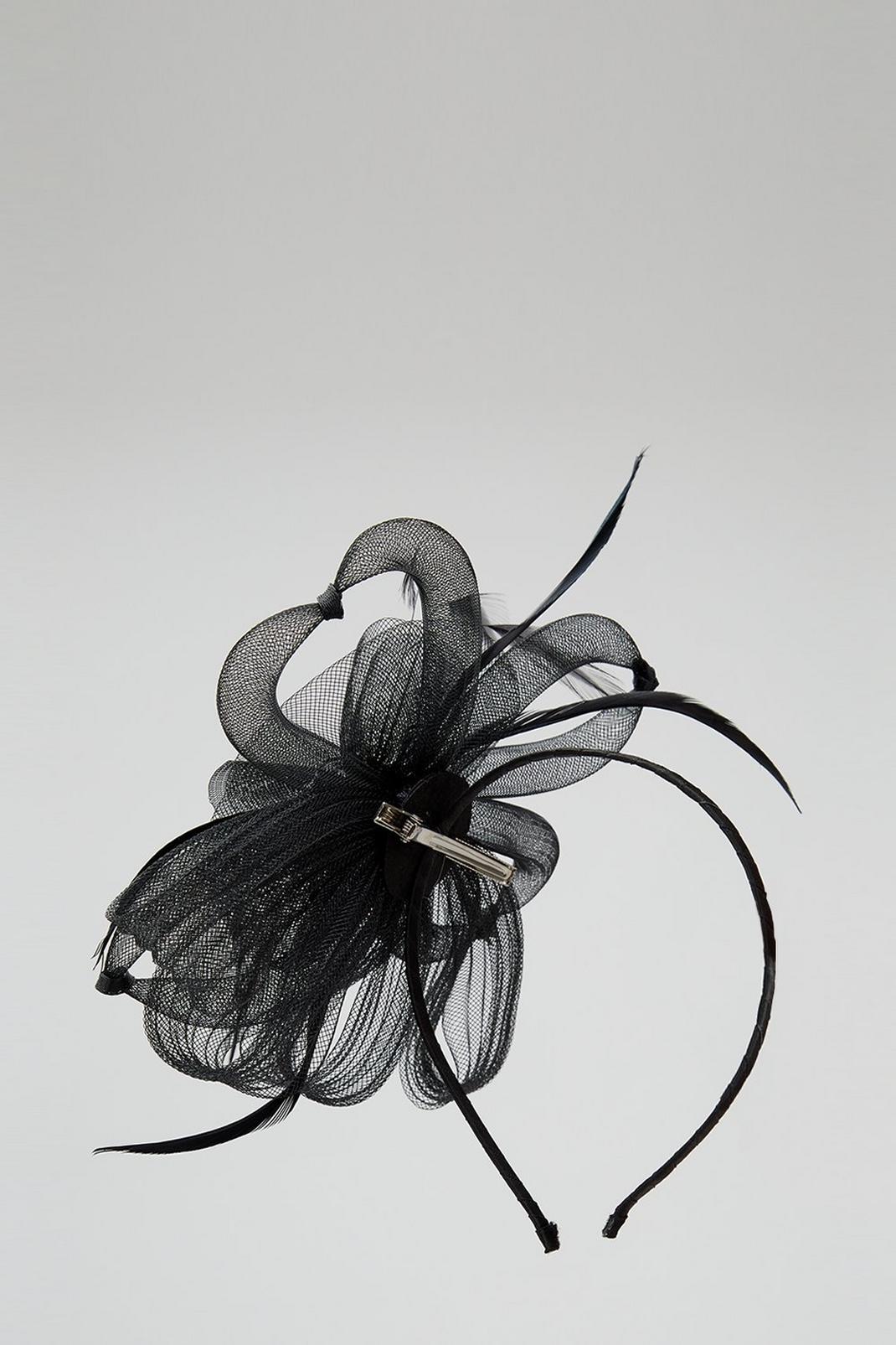 105 Feather And Flower Fascinator image number 2