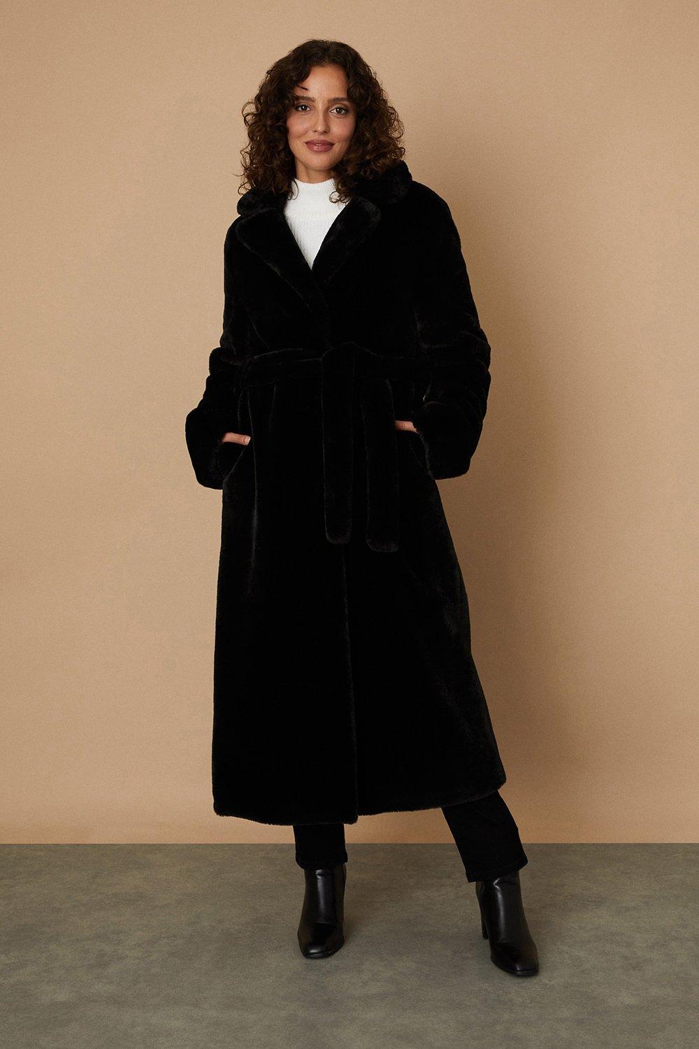 womens tall black coat