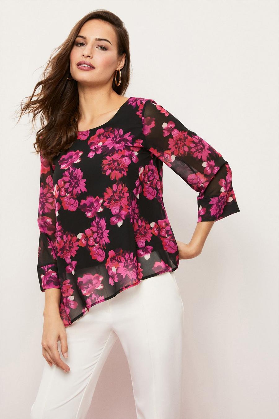 Floral Overlayer Tunic