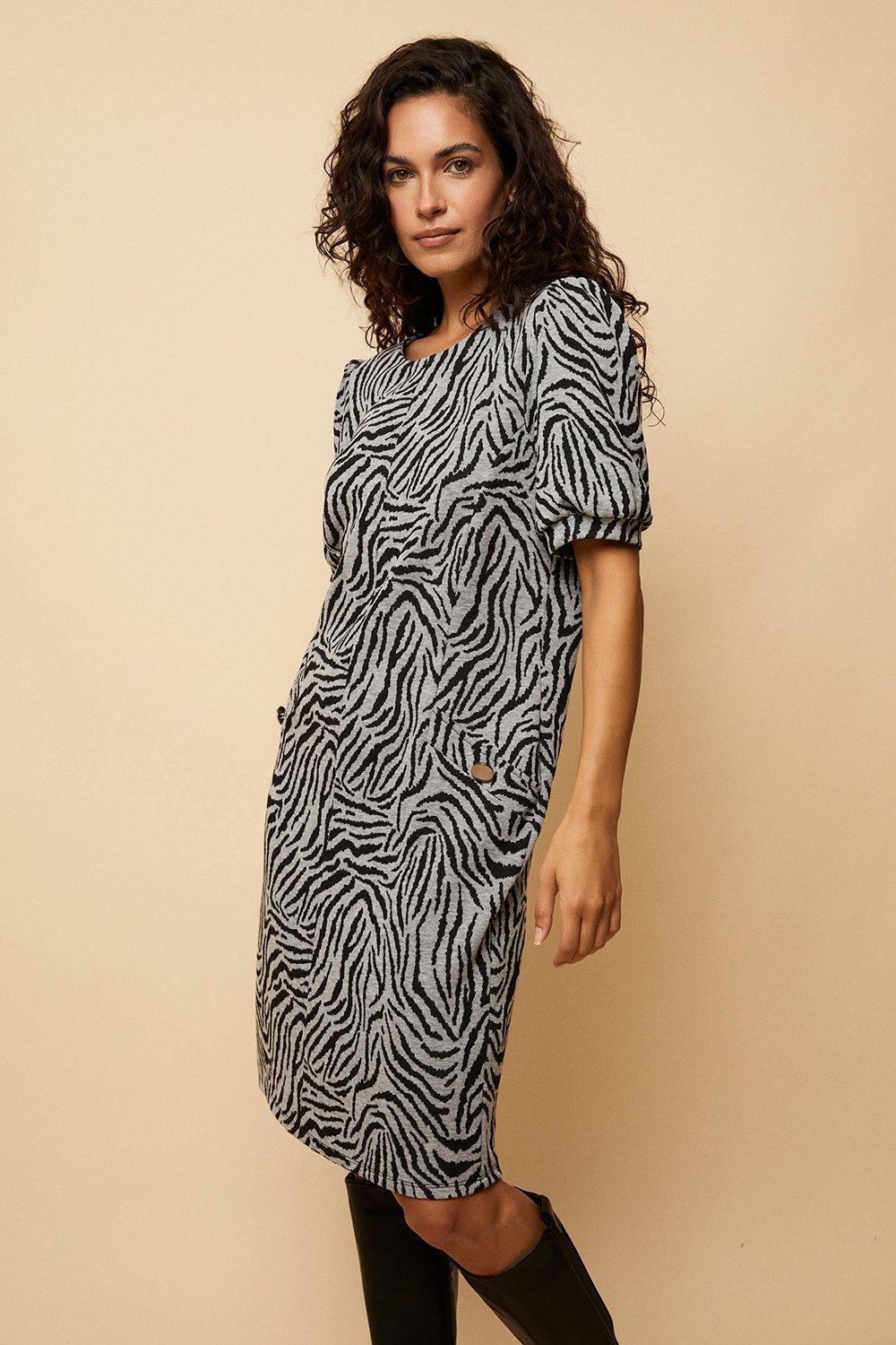 Wallis zebra print outlet dress