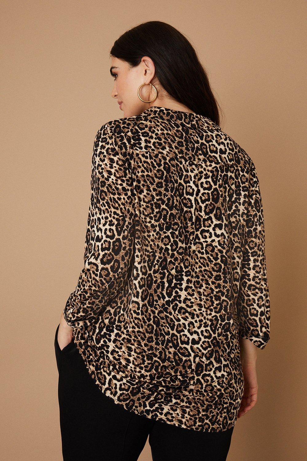 wallis leopard print blouse