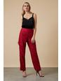 Berry Lace Straight Leg Trousers