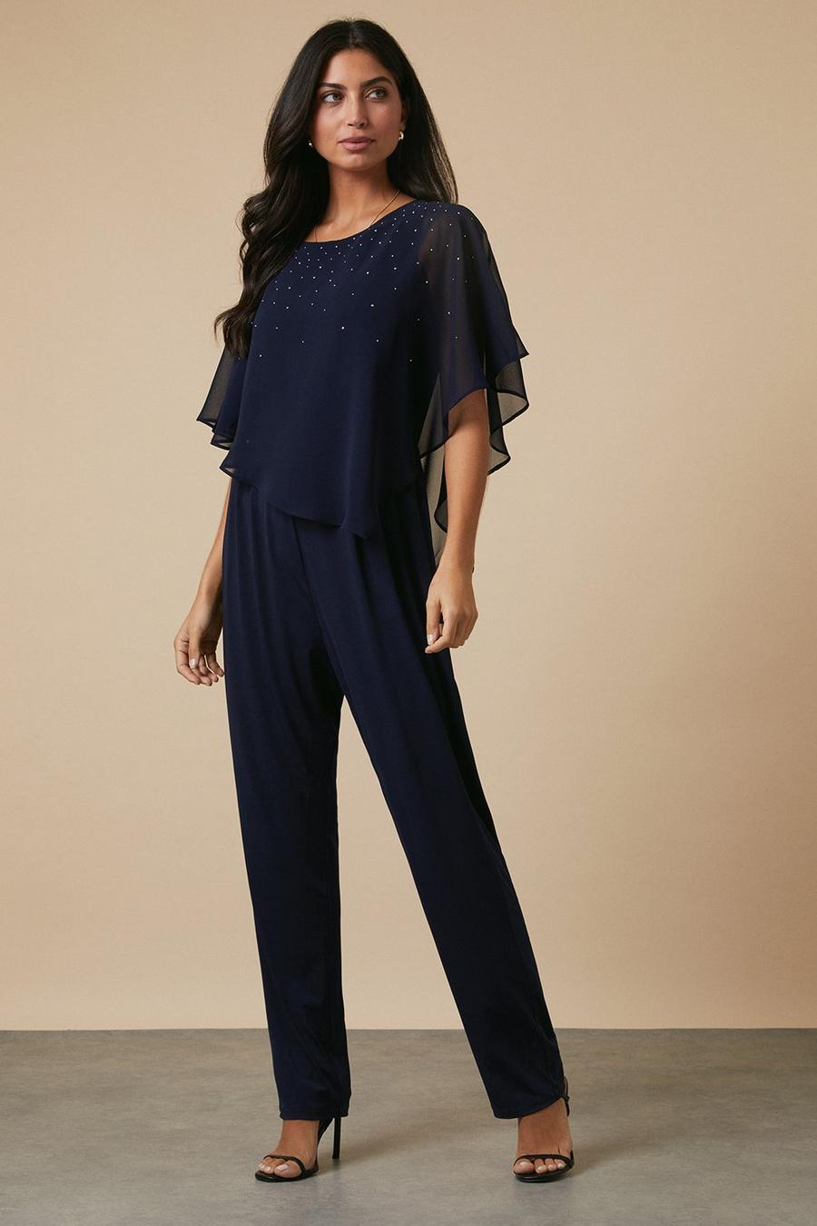 Tall Overlayer Jumpsuit Front Hotfix