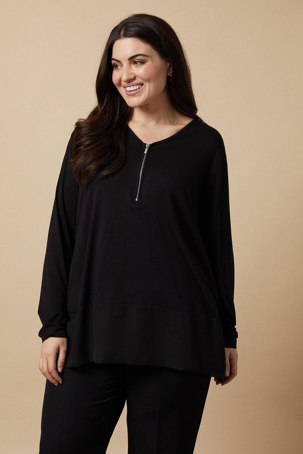 plus size dressy tops uk