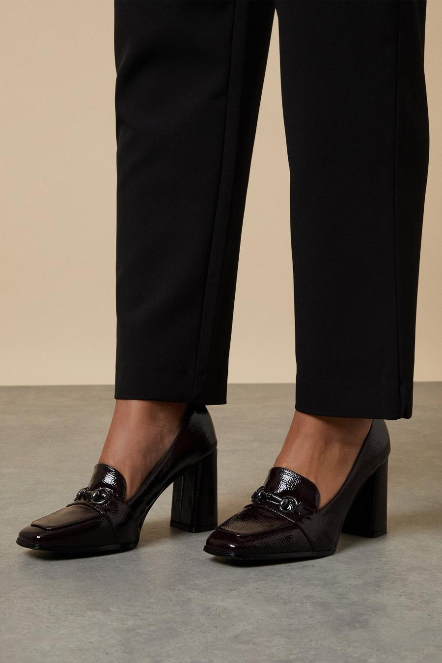 Lucky Snaffle Detail Loafer Court Shoes