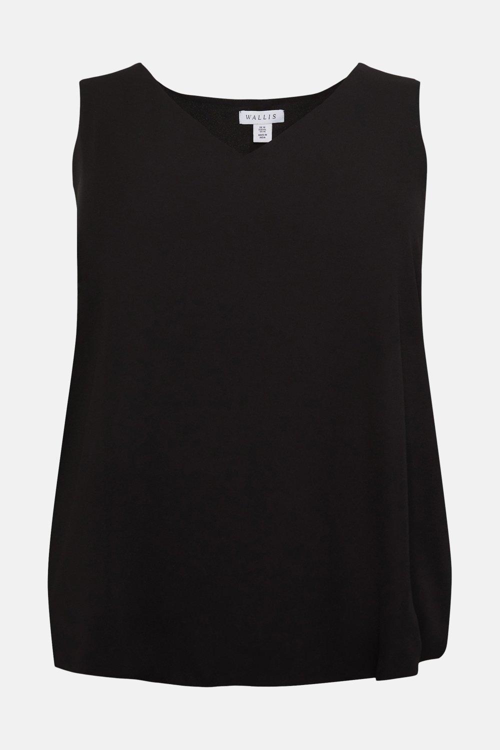 Plain Black Cami Top | atelier-yuwa.ciao.jp