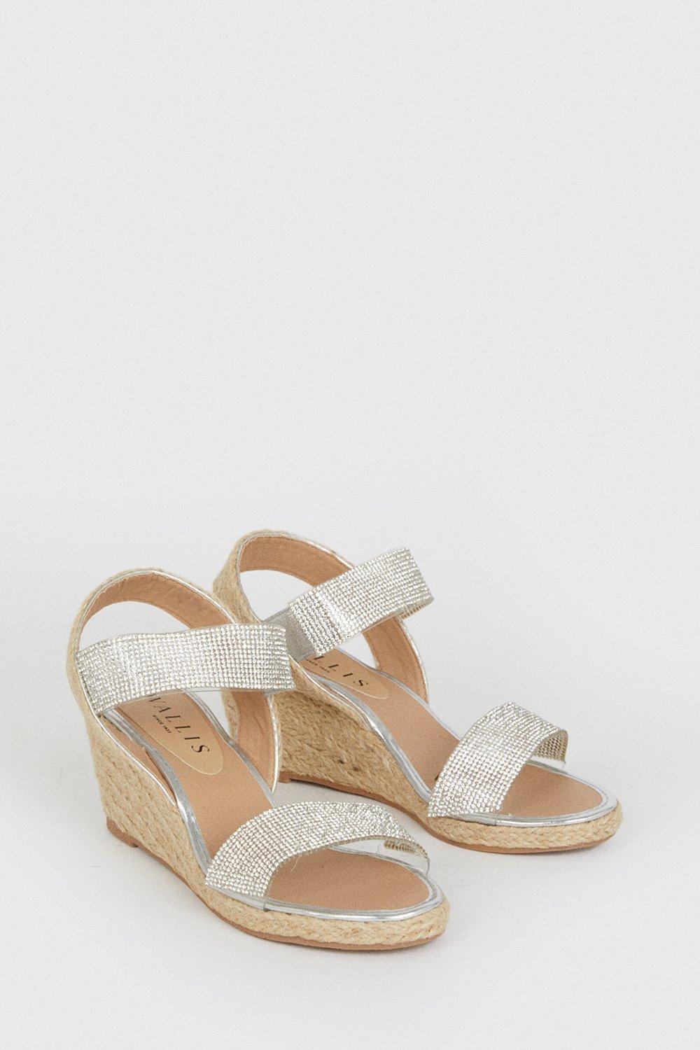 Wallis best sale espadrille wedge