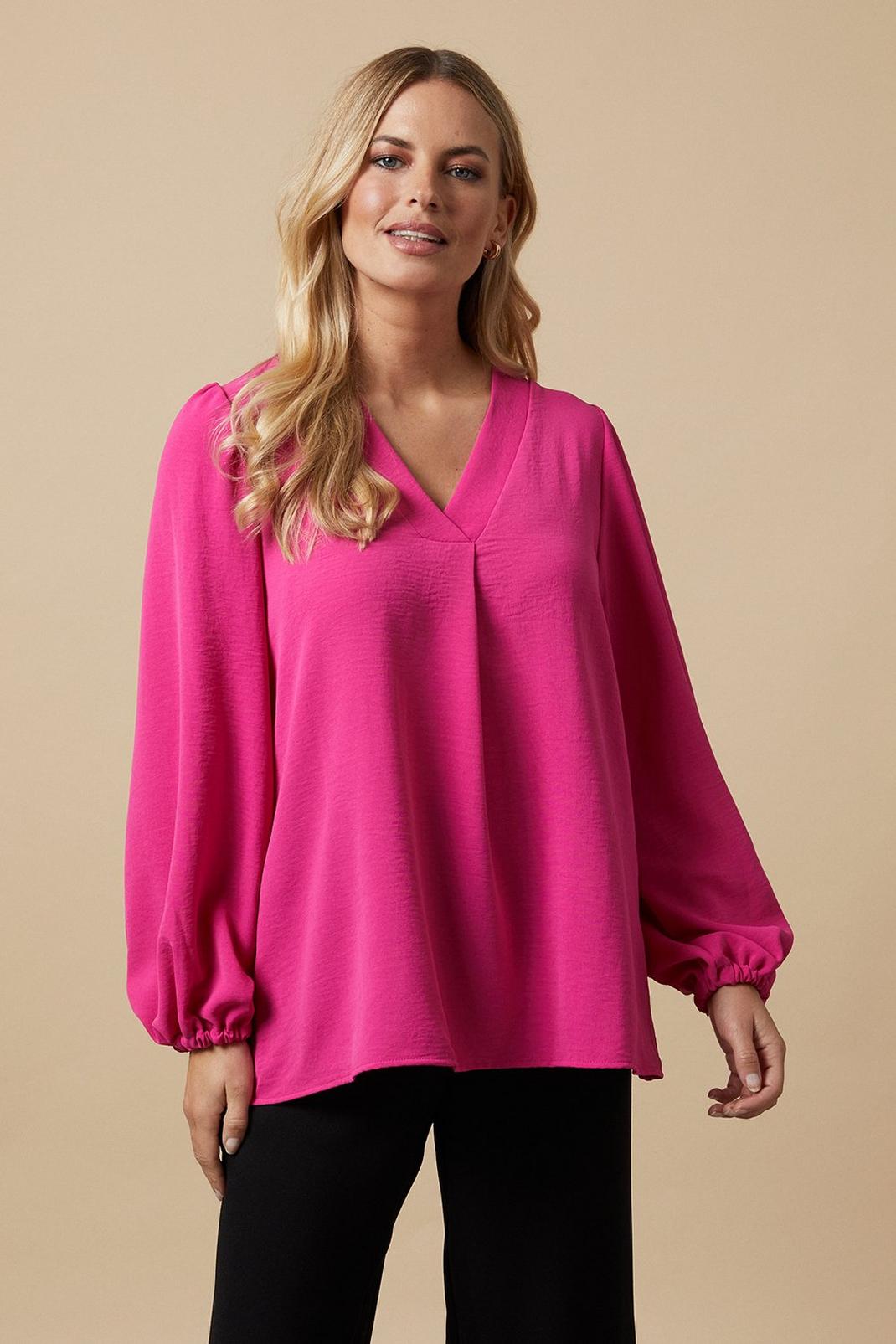 Pink Petite Overhead Shirt image number 1