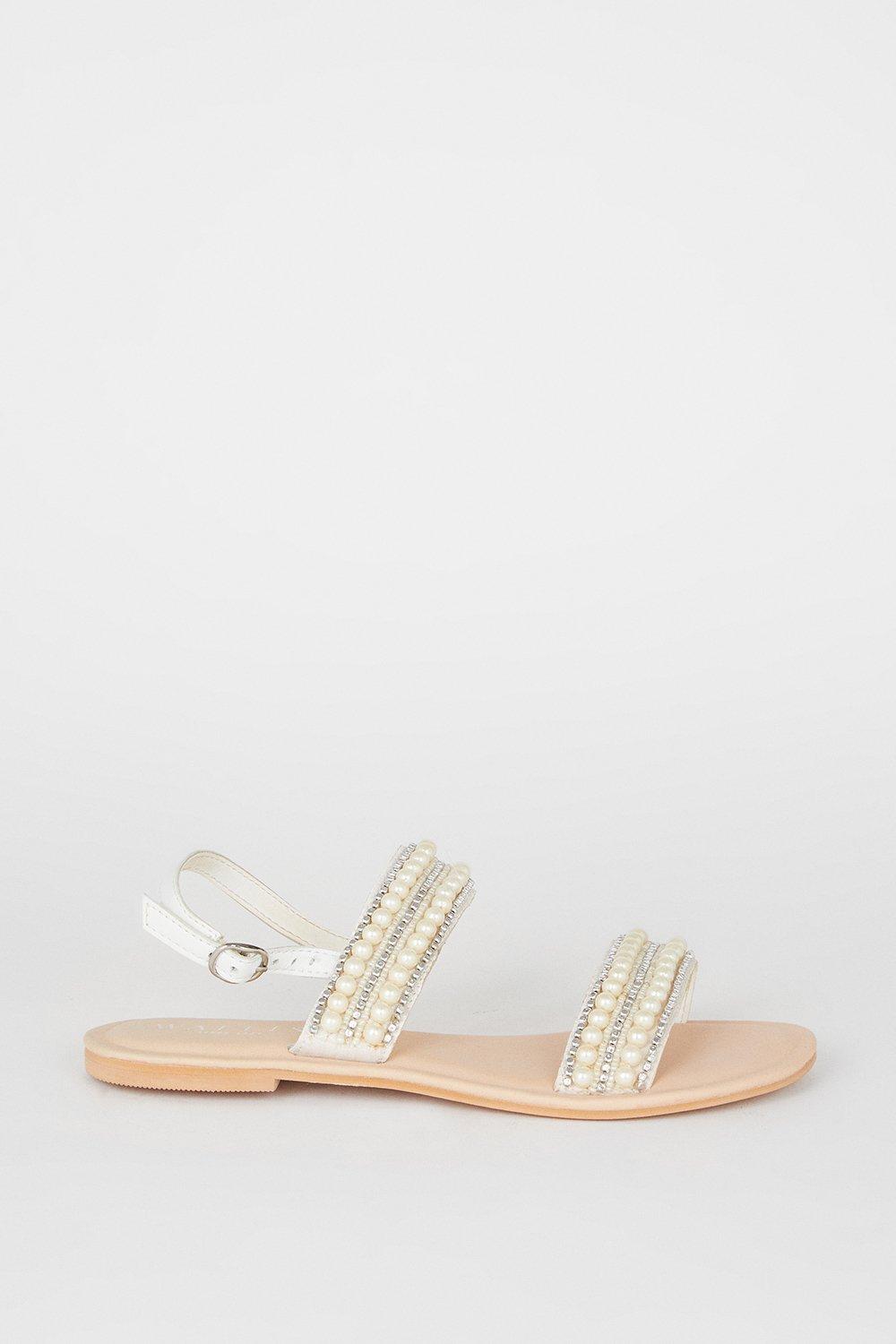 Wallis gold online sandals