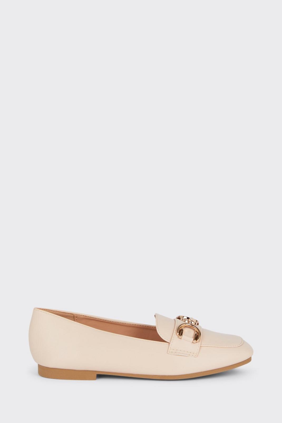 Neutral Liza Statement Snaffle Detail Loafers image number 1