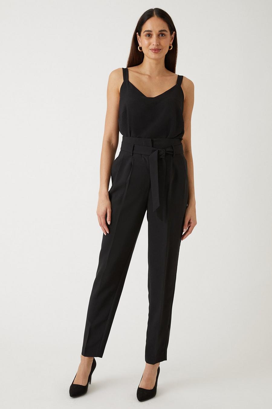 Paperbag Belted Trousers