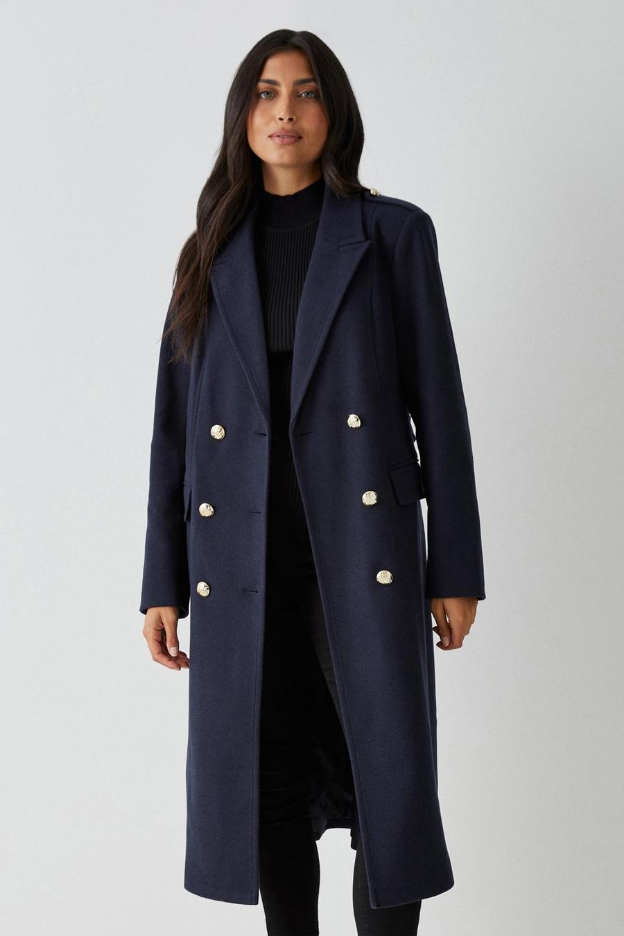 Military Double Breasted Coat
