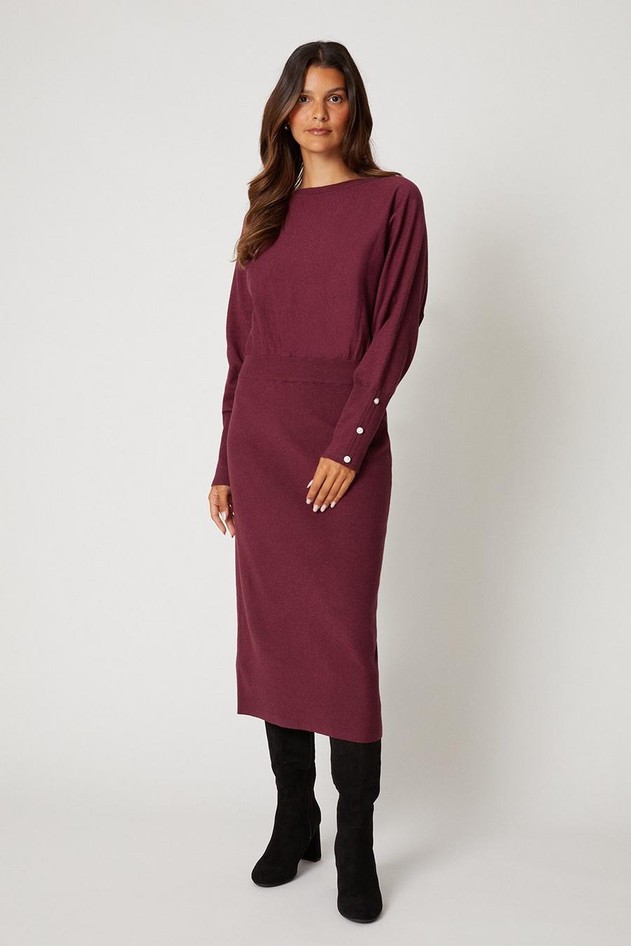 Batwing Knitted Dress