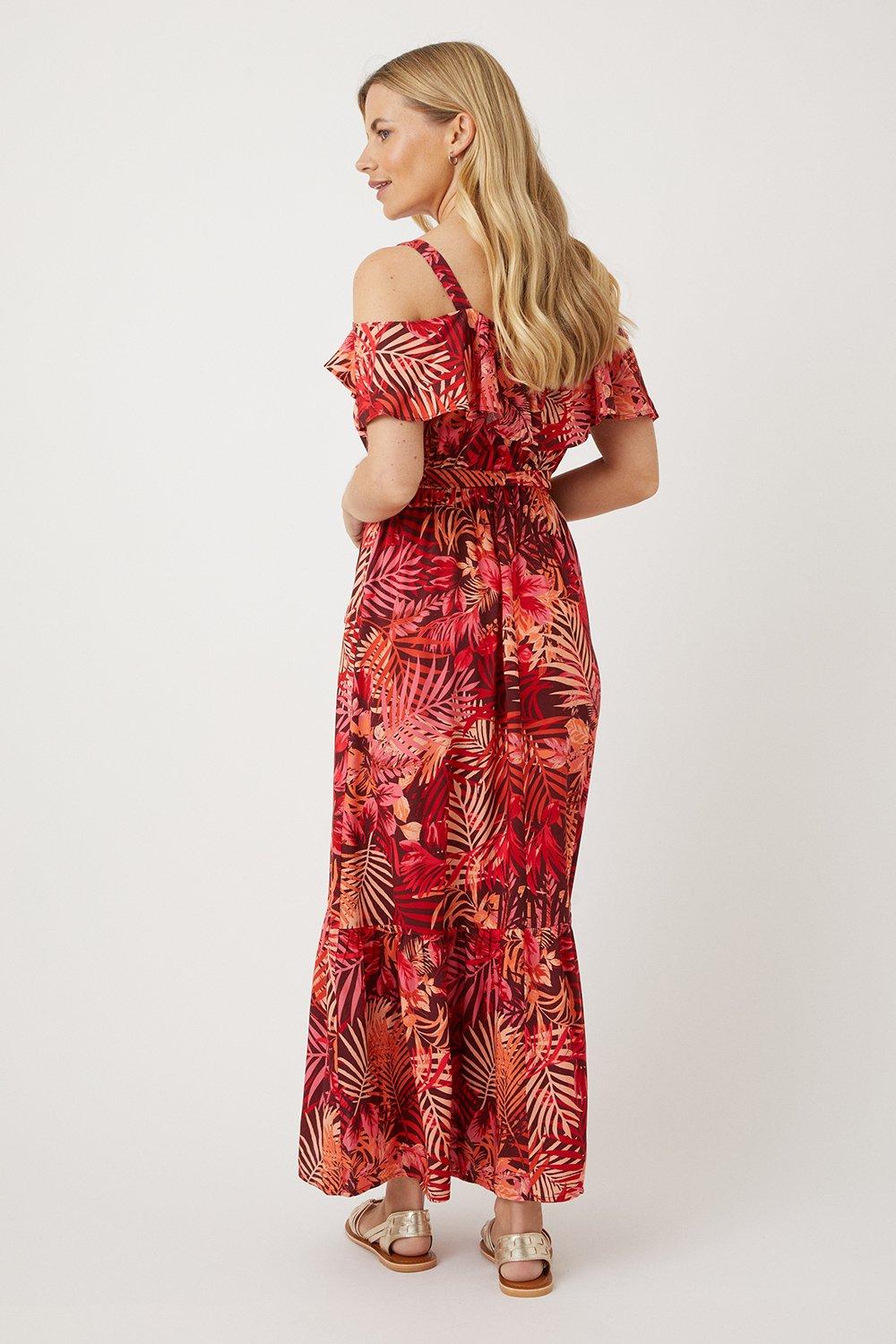 Wallis coral outlet dress