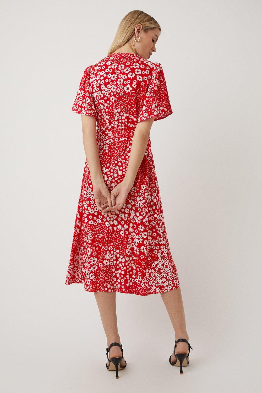 Wallis red polka cheap dot dress