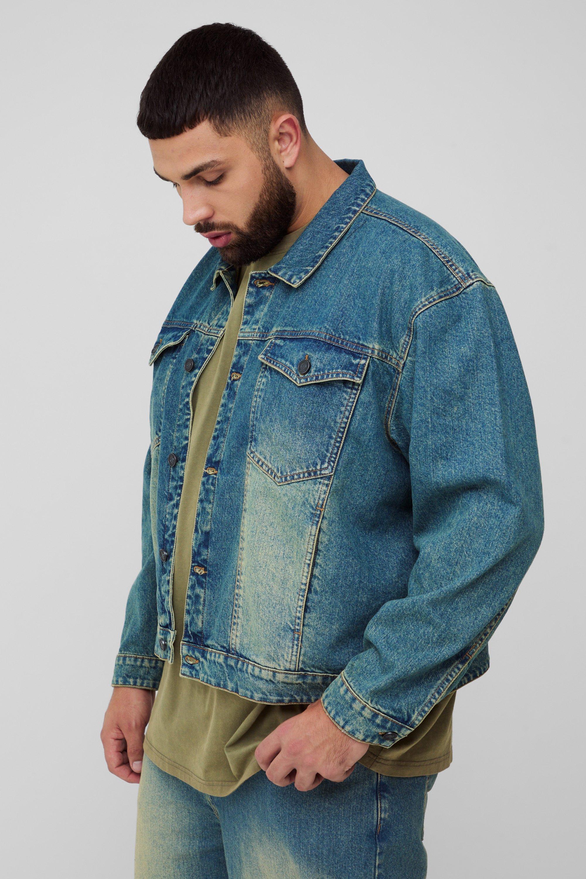 Sleeveless Distressed Denim Jacket | boohooMAN USA Sleeveless Distressed Denim Jacket | boohooMAN USA