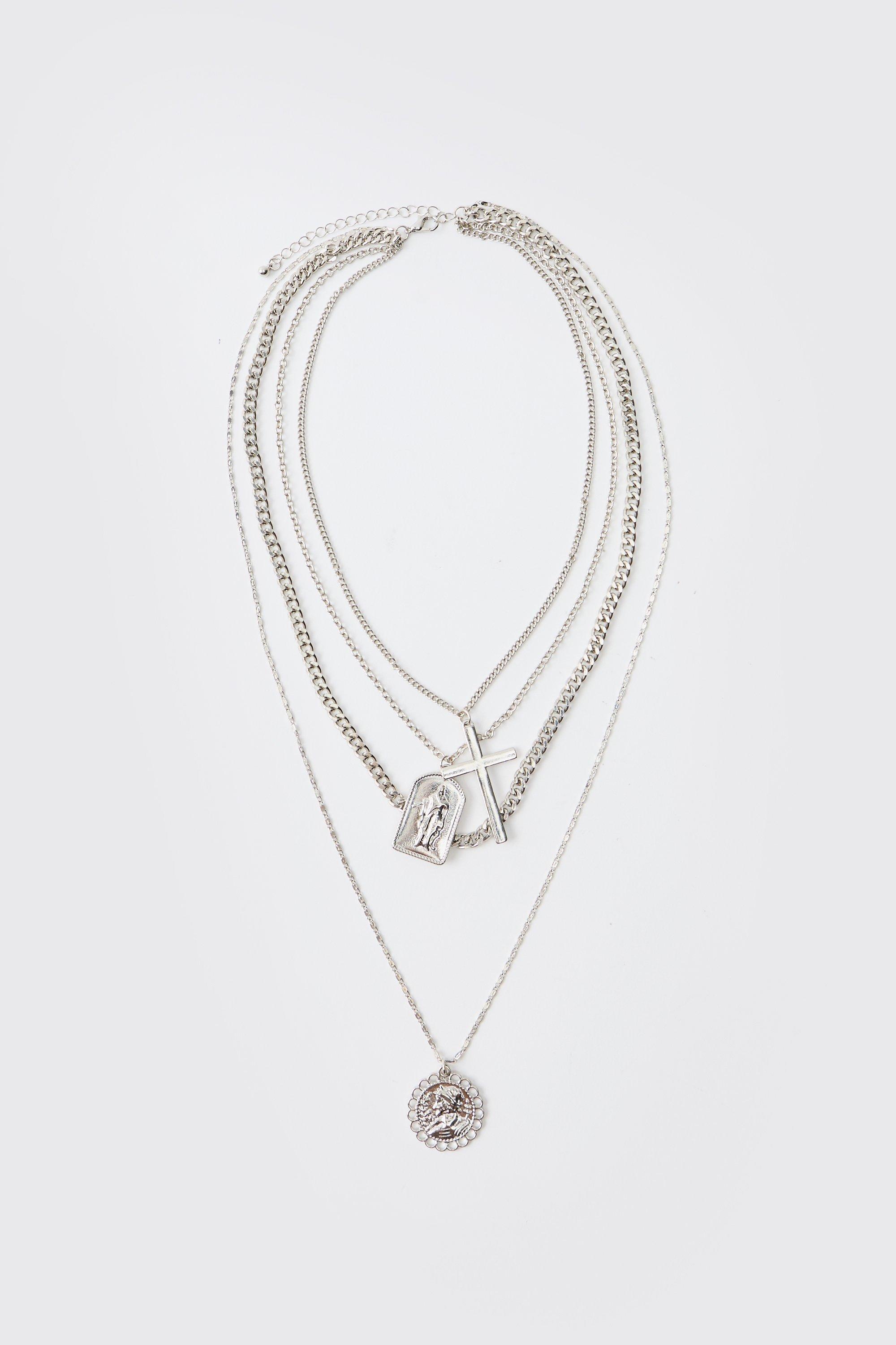 Anchor Pendant Necklace | boohooMAN USA Anchor Pendant Necklace | boohooMAN USA