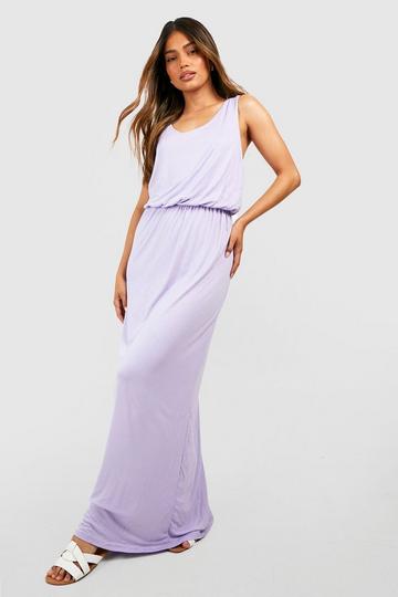 Racer Back Maxi Dress lilac