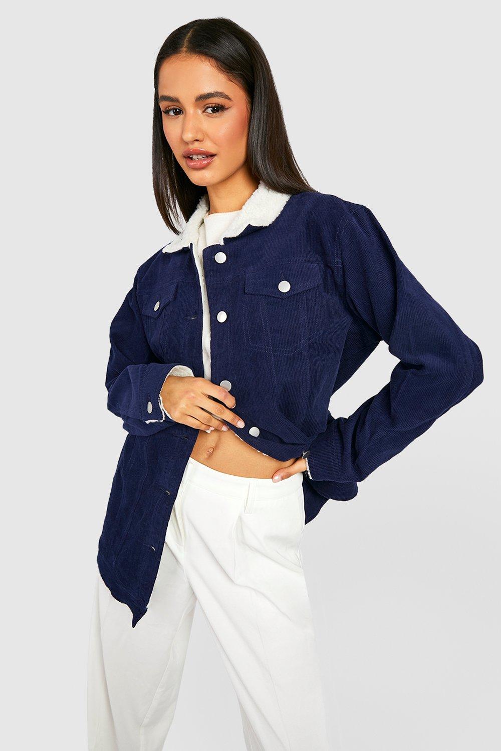 Boohoo shop navy jacket