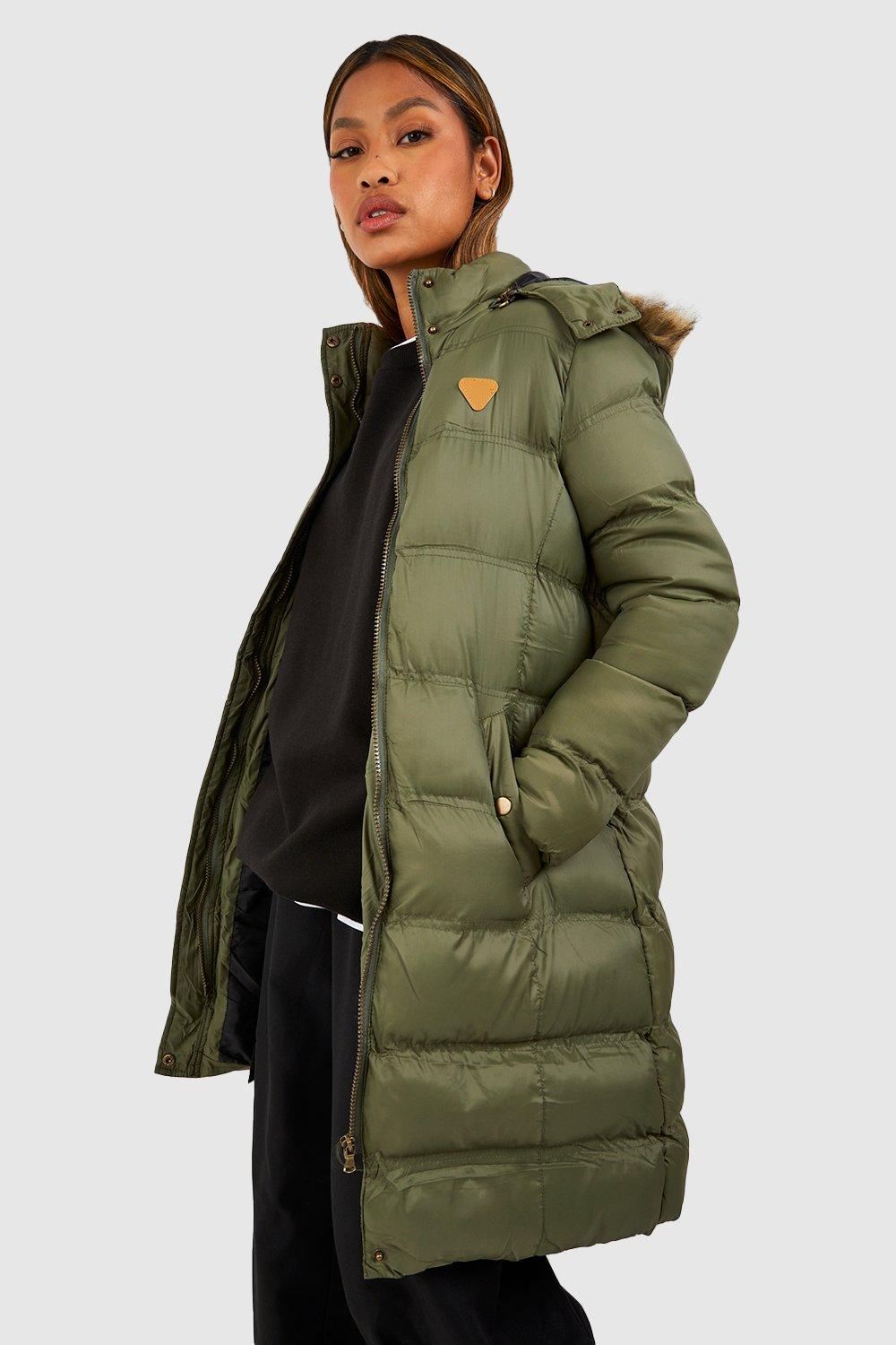 ladies puffa parka coat