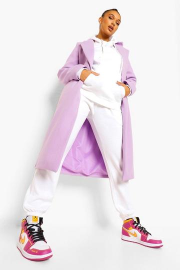 Lilac Purple Tailored Coat