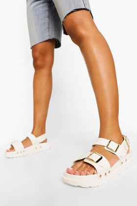 Chunky Cleated Flip Flop Sandals