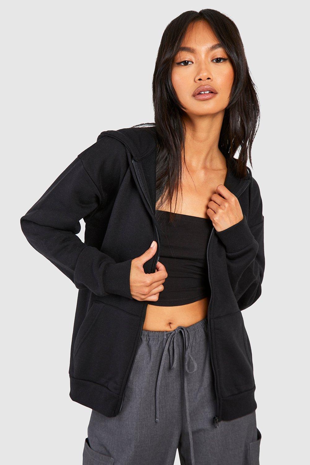 Cropped cut out on sale hoodie