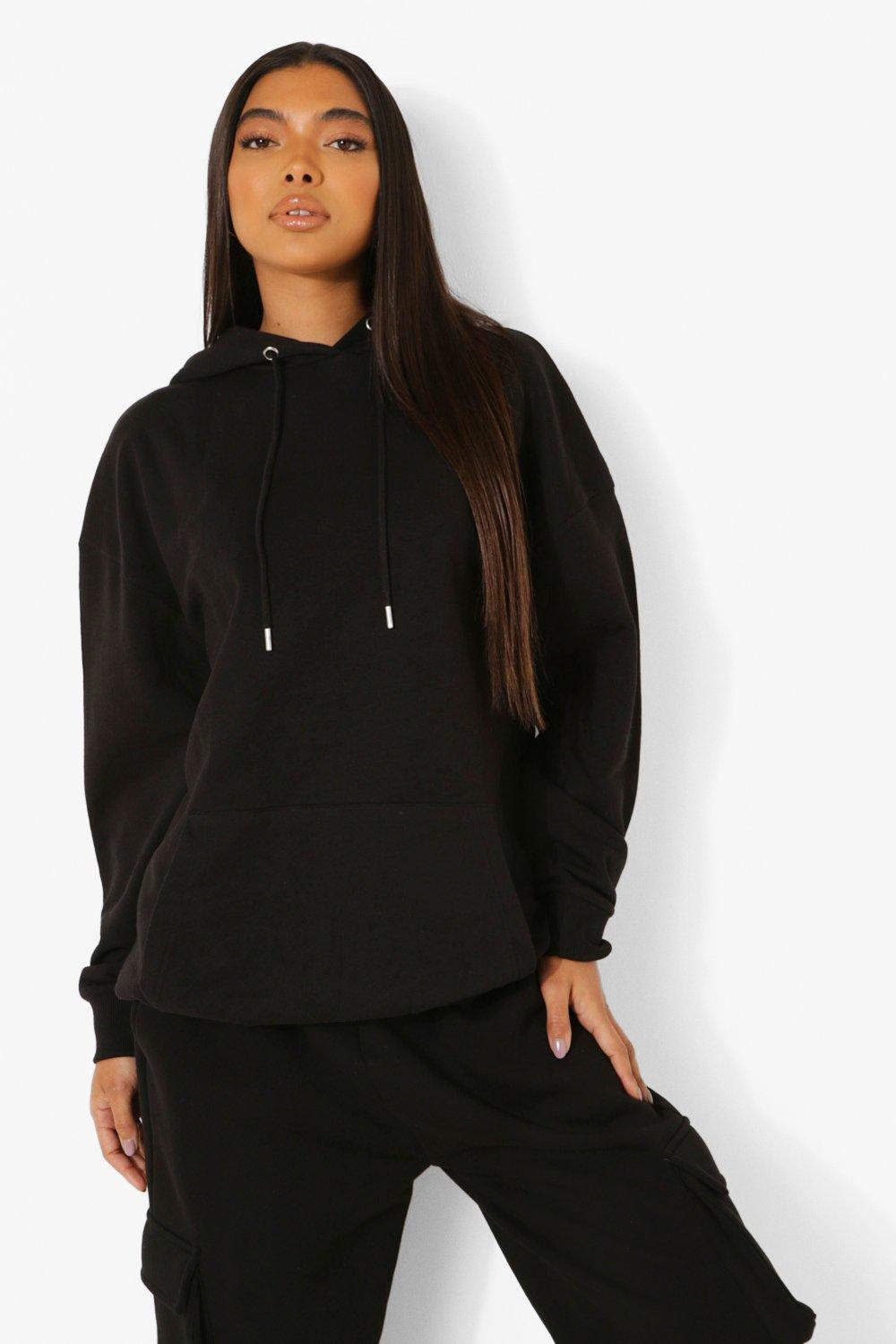 Thick black sales hoodie womens