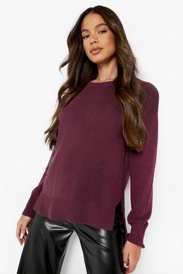 Slouchy Jumper berry