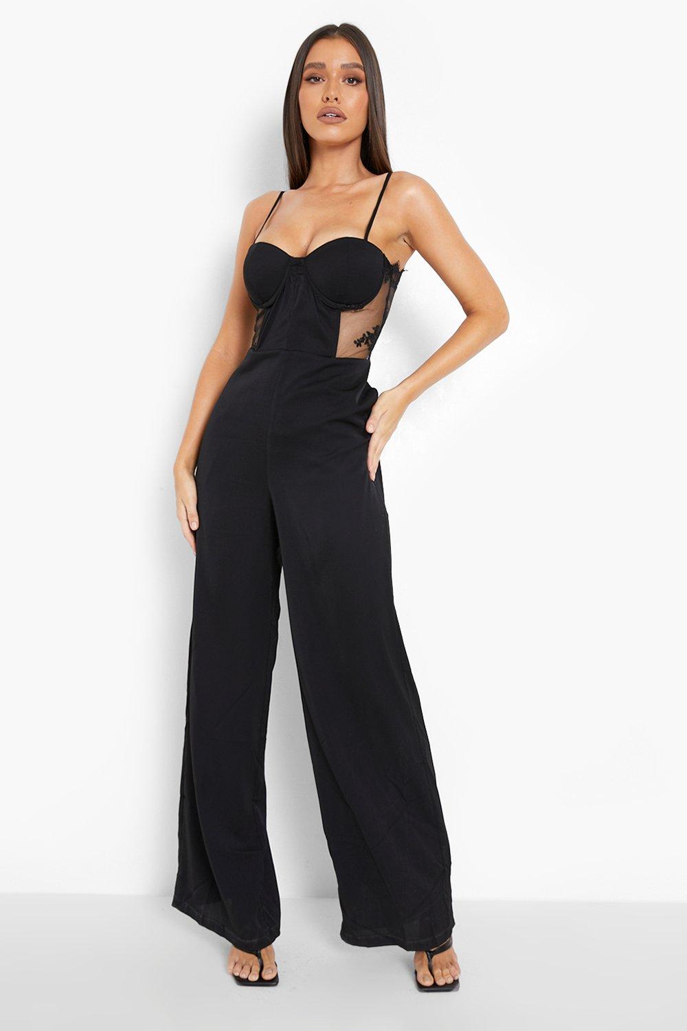 sexy black jumpsuits