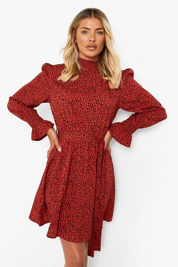 Rust dresses | boohoo UK