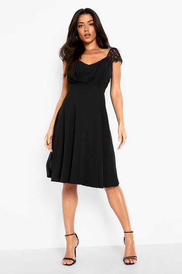 Black Sweetheart Neckline Dresses Boohoo Uk 9380