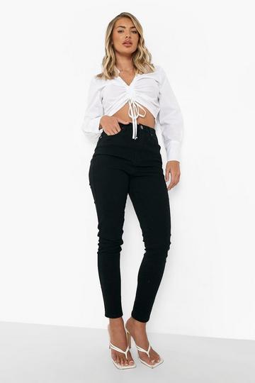 Black High Waisted Classic Stretch Skinny Jeans
