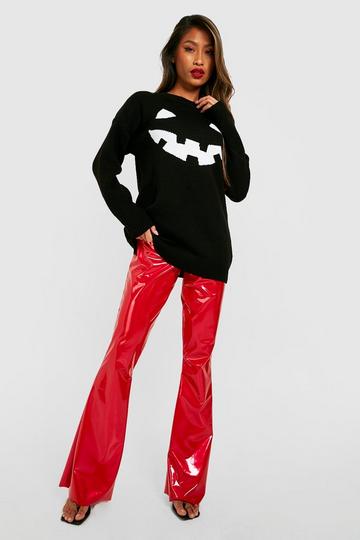 Halloween Pumpkin Sweater black