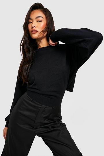 Purple Tie Back Jumper