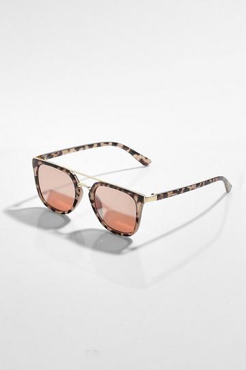 Square Aviator Glasses multi