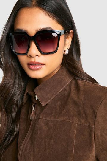 Chunky Square Oversized Sunglasses black