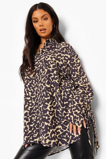 Leopard print shirts | boohoo UK