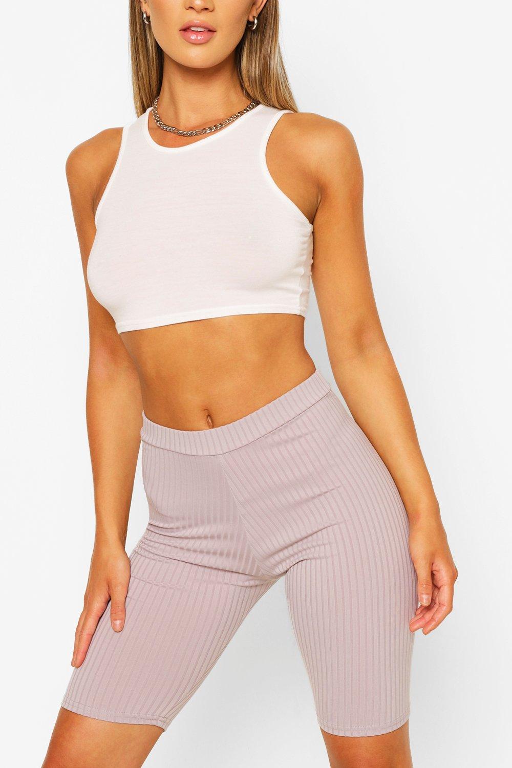 Women s Velvet And Mesh Stripe Cycling Short Boohoo UK