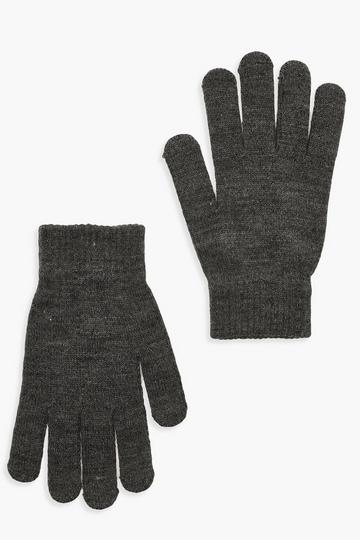 Grey Basic Gloves