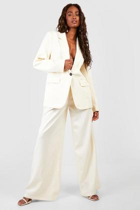 4th and Reckless, Pants & Jumpsuits, Cream Ankle Tie Pants